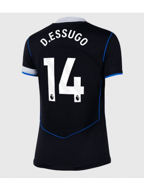 Ženski Nogometna dresi replika Chelsea Dario Essugo #14 Tretji 2025-26 Kratek rokav Ženski Nogometna dresi replika Chelsea Dario Essugo #14 Tretji 2025-26 Kratek rokav